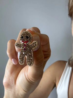 Miss Pinky Gingerbread Earrings